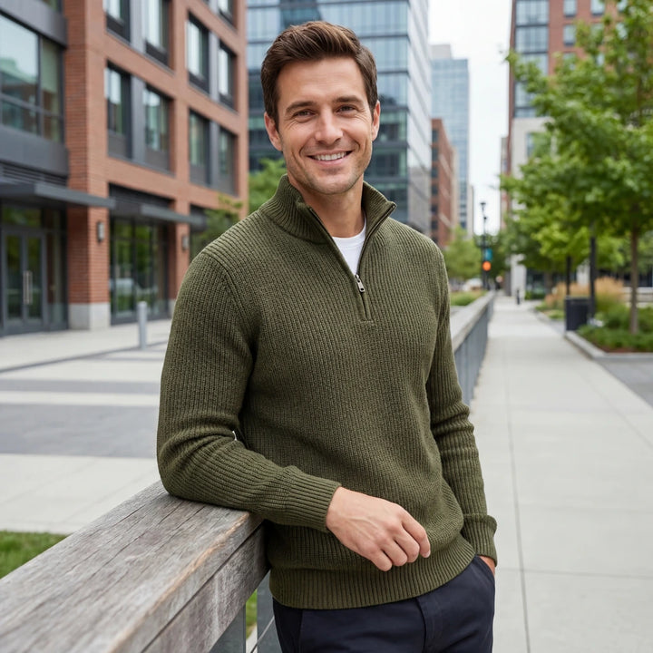 Levin | Herrenpullover im modernen Strickdesign