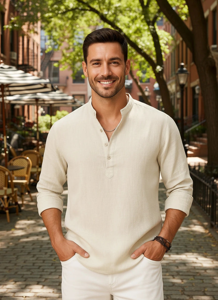 Henrik | Moderner Freizeit-Henley für jeden Anlass