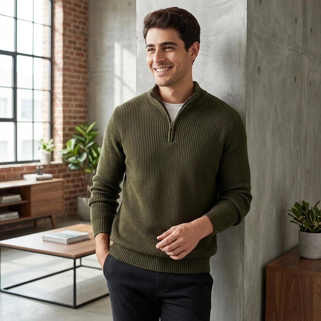 Levin | Herrenpullover im modernen Strickdesign