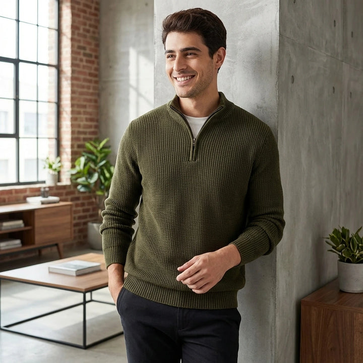 Levin | Herrenpullover im modernen Strickdesign