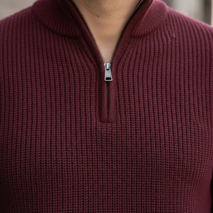 Milan | Moderner Herren-Rippstrickpullover