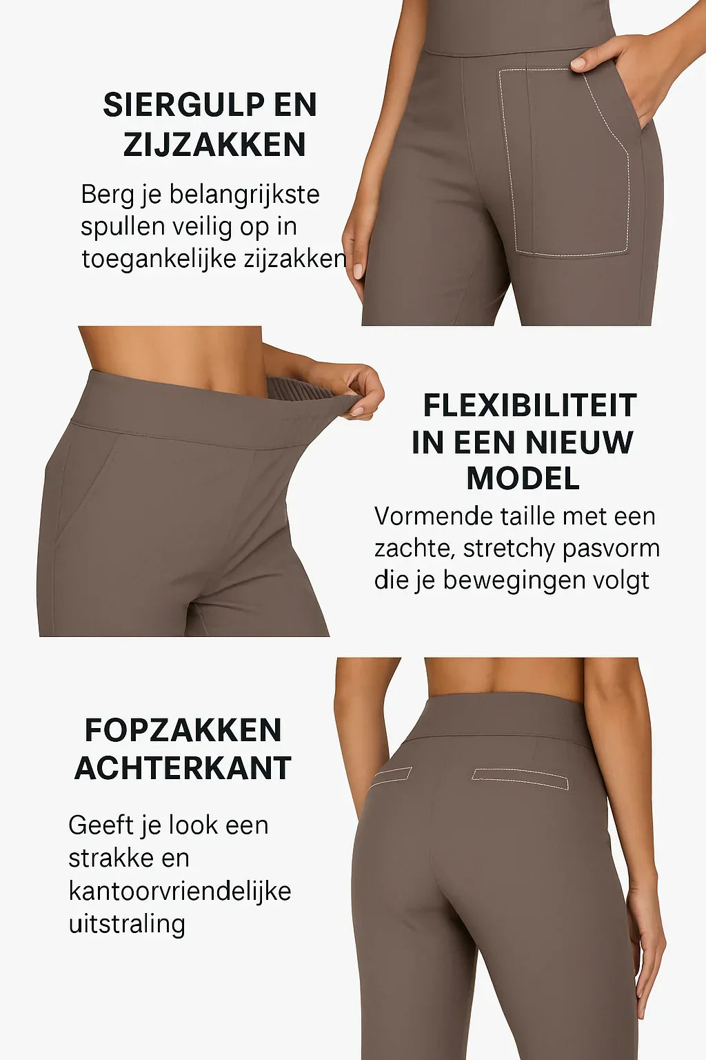 Lioré | Komfortweite High-Waist Damenhose