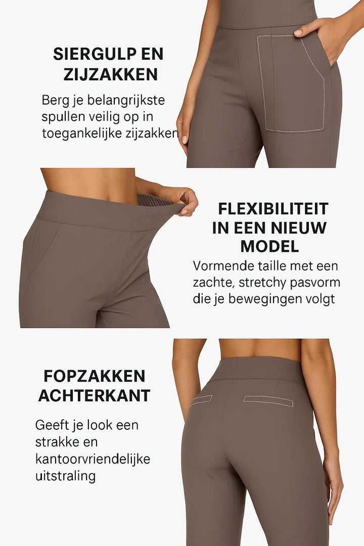 Lioré | Komfortweite High-Waist Damenhose