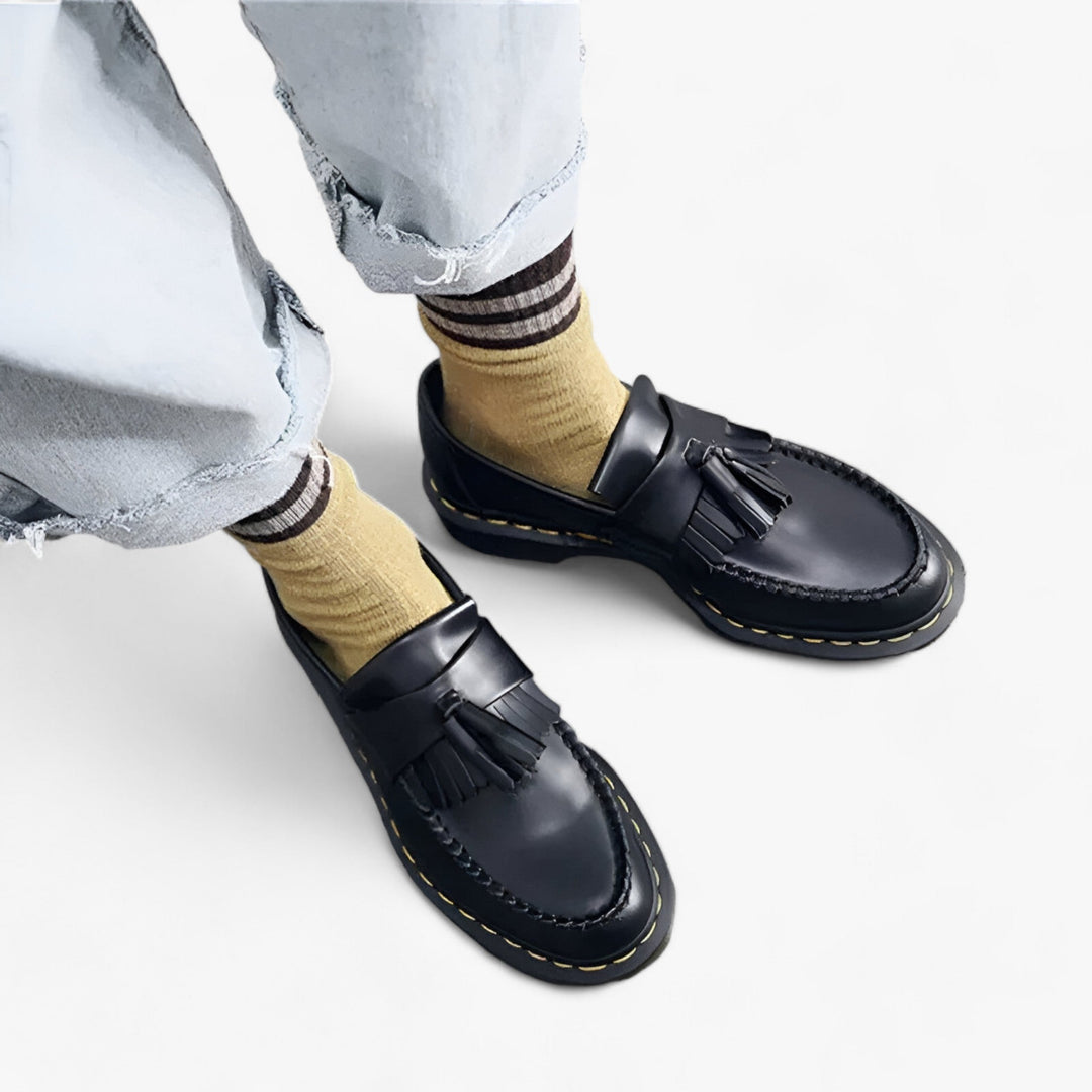 Romain | Herren Loafer Shuhe Klassischer Stil mit Quasten