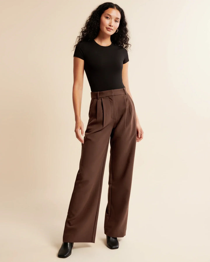 Mirelle | High-Waist Weitbein Damenhose