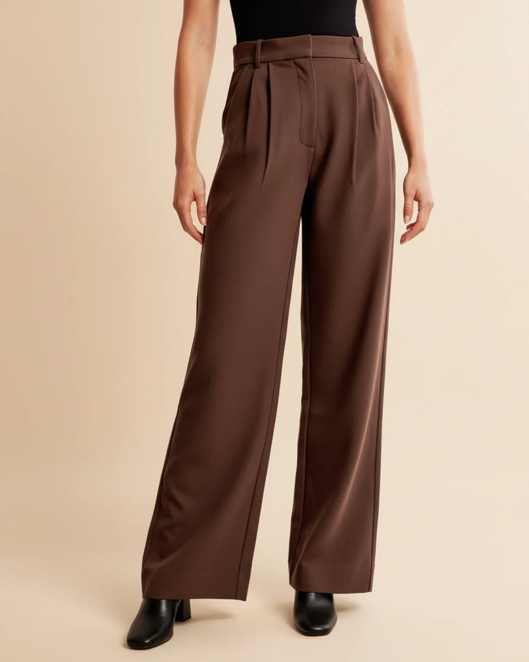 Mirelle | High-Waist Weitbein Damenhose